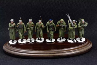 1/35 1:35 Resin Sowjets On The March - 8 Figuren 2. Weltkrieg Resin Modellbausatz