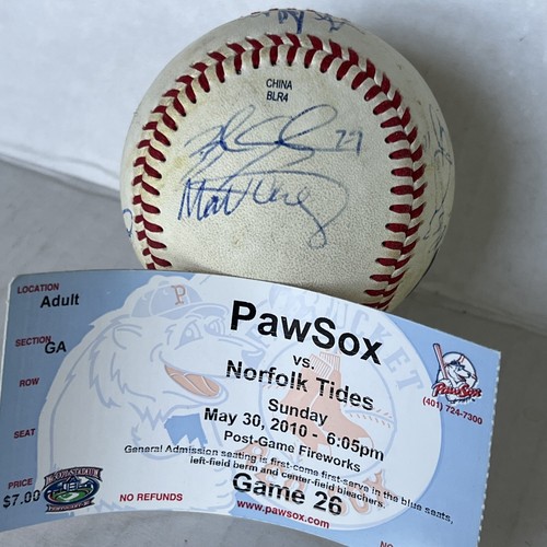 Brandon Snyder Washington Nationals signiert signiert Norfolk Tides Baseball - Bild 1 von 9