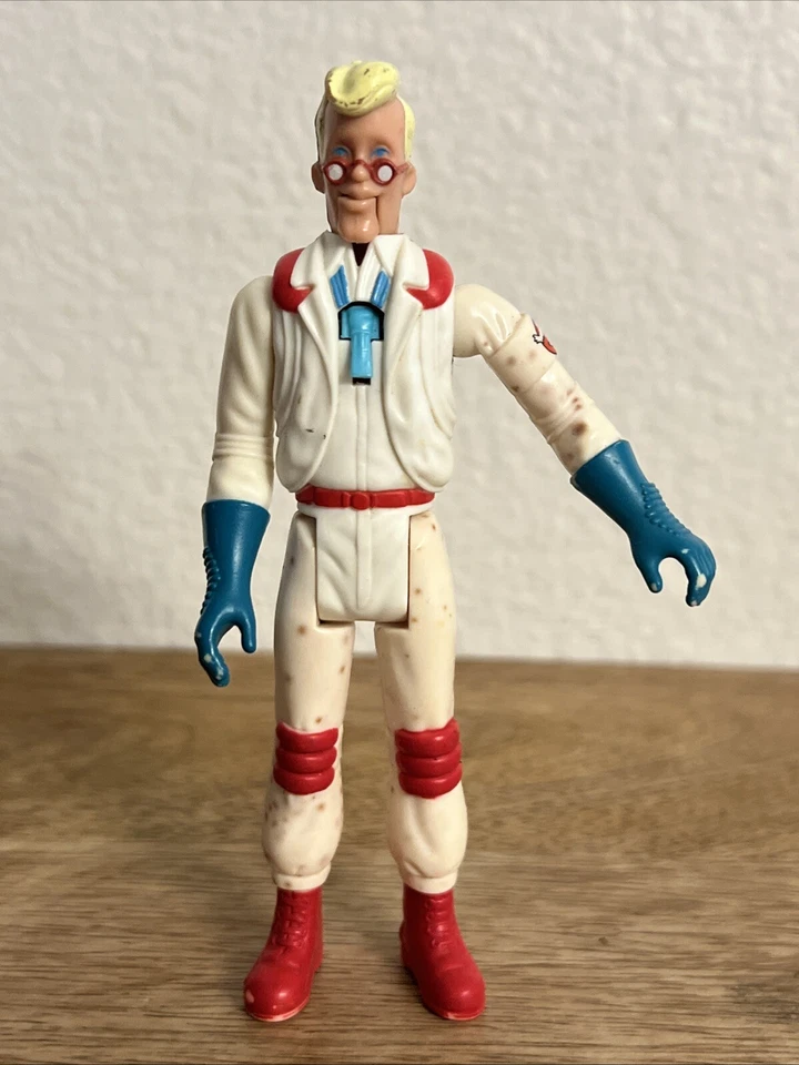 "Figura de juguete de 5"" Egon Spengler Ghostbusters Kenner de colección (1987) características de miedo" Foto 3 de 4