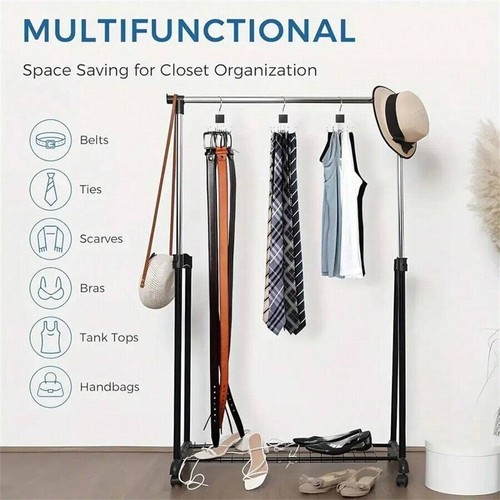 1 pc Hanger Belt Organizer Rack Space Saving Closet Organizer Hooks for Home New - Picture 2 of 7