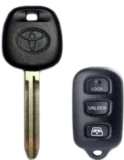 Toyota TOY43AT4 Transponder Chip Key + HYQ12BBX Remote Top Quality USA Seller