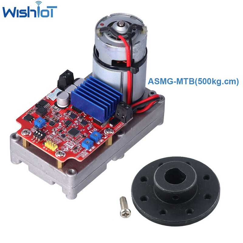 ASMG-MTB 500kg.cm High Torque Servo Steering Motor 0°~360° for Manipulators