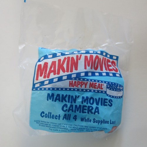 MCDONALDS Happy Meal *NEW* MAKIN MOVIES CAMERA Toy 1993 Collectible - Picture 6 of 7