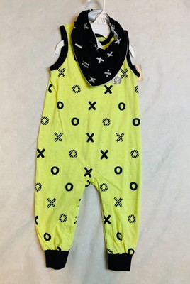 Miniville 2 Piece Romper 24 months Yellow New With Tags
