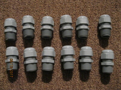 LAPP KABEL 1/2'' NPT SKINTOP CORD CONNECTOR LOT OF 20 NEW W/O BOX