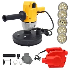 220V Cement Concrete Floor Grinder Wall Rough Polishing Tool Dust Collection Bag