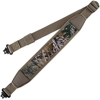 Rifle Gun Sling Camo Tan Adjustable Shoulder Strap with Swivels for Hunting New