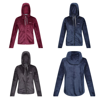 Regatta Damen Julissa II flauschige Fleecejacke mit durchgehendem Reißverschluss RWA552 UVP £55