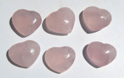 Rosenquarz Herz Steinherz Edelsteinherz Handschmeichler ca. 30 mm (Hz352)