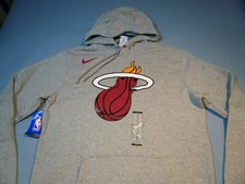Nike Miami Heat Logo Club MEDIUM BRAND NEW NBA Hoodie Pullover NWT