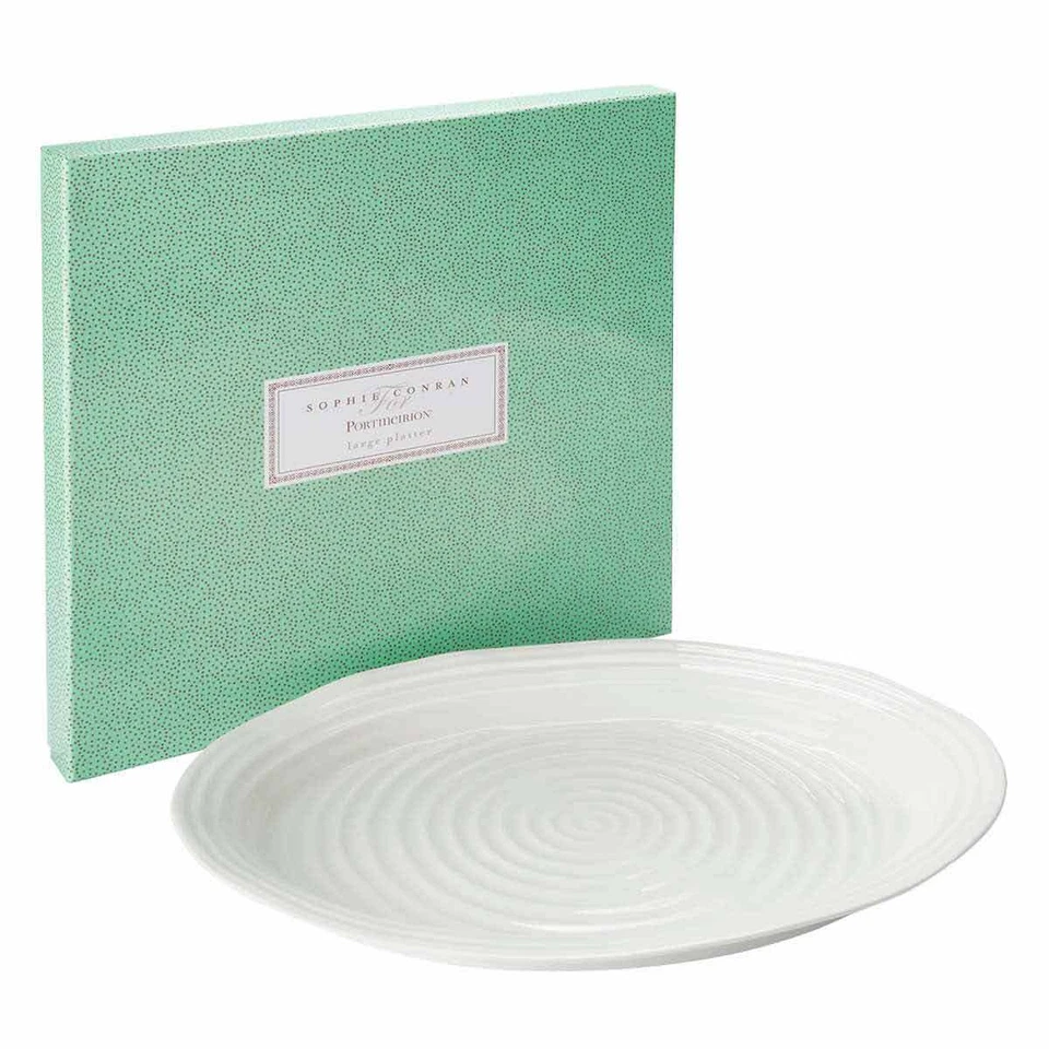 Plato grande Portmeirion Sophie Conran 20" – Plato ovalado de porcelana fina Foto 3 de 4