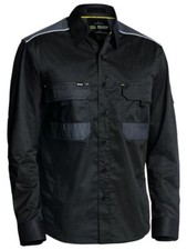 Bisley FLX & MOVE™ Stretch Work Shirt – Durable, Reflective, Anti-Static