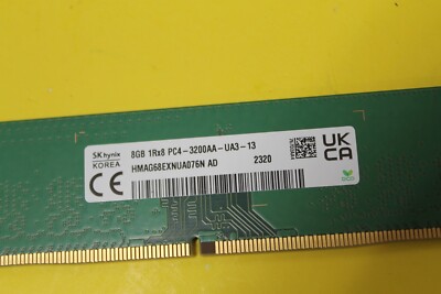 SK HYNIX 16GB (8GB x 2) DDR4-3200MHz HMAG68EXNUA076N AD Desktop