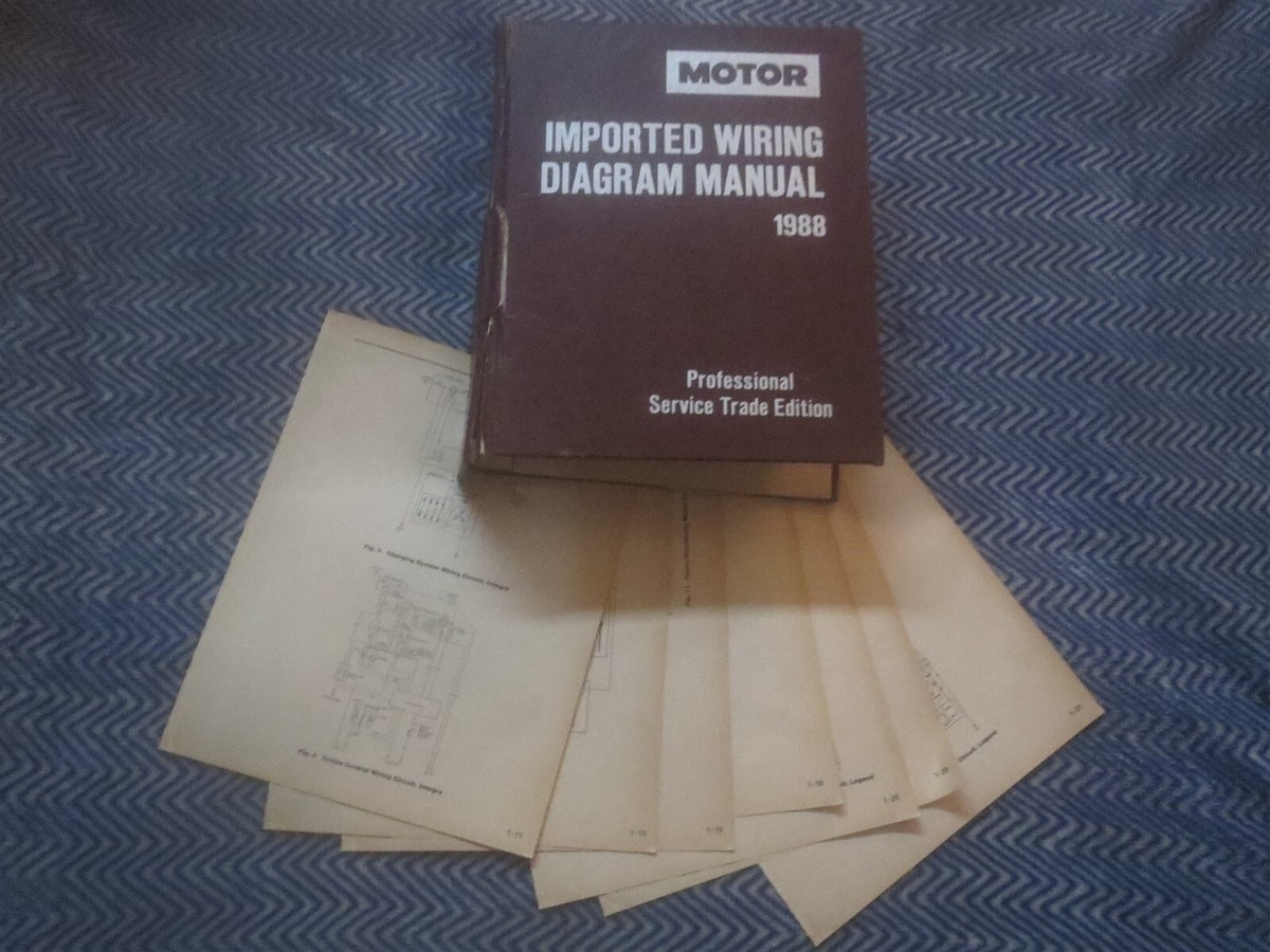 1988 NISSAN 300ZX WIRING DIAGRAMS SCHEMATICS SHEETS SET | eBay