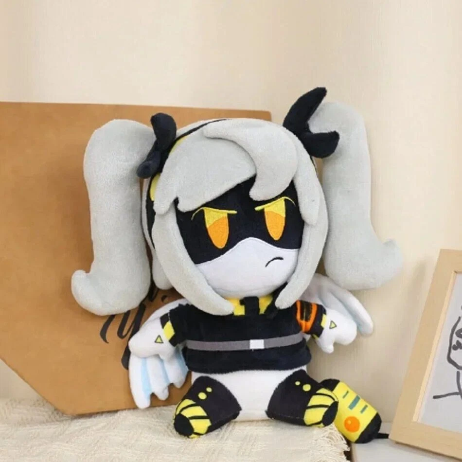 4 peças MURDER DRONES brinquedos de pelúcia fofos N boneca de pelúcia UZI animação drones presentes macios - Imagem 2 de 2