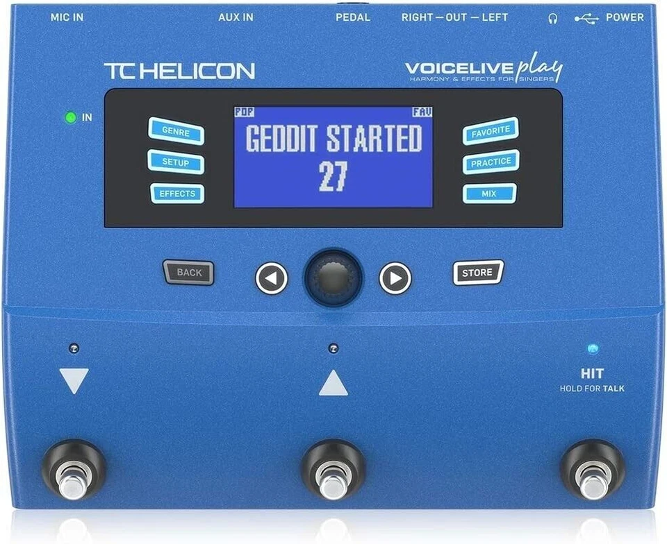TC HELICON VoiceLive Play Vocal Effect Processor Pedal NEW - Image 2 of 4
