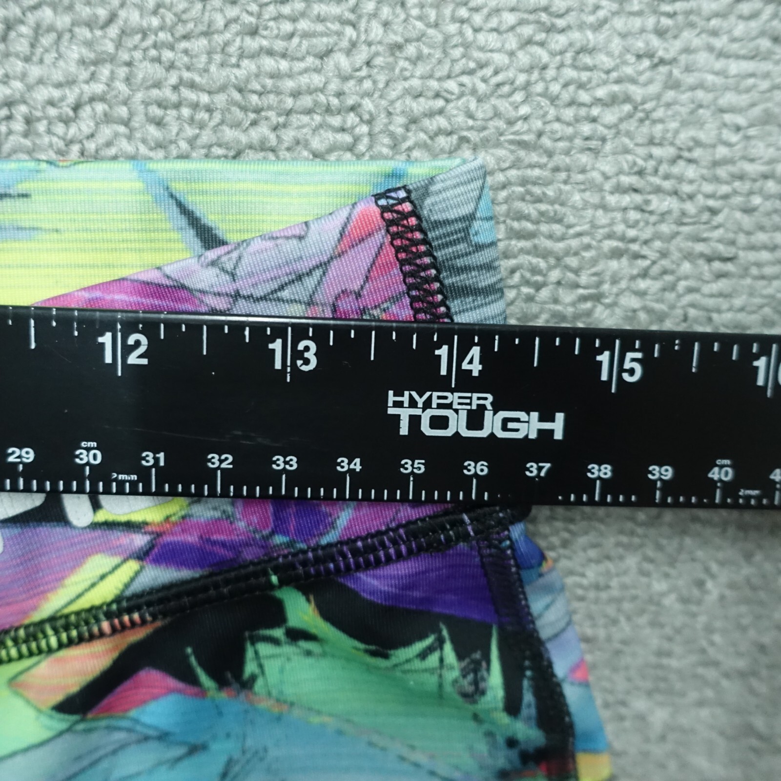 FILA Activewear Leggings Donna Taglia S Multicolore Geometrico Elastico Vita