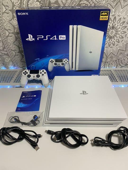 Sony PlayStation 4 PS4 Pro 1TB Glacier White