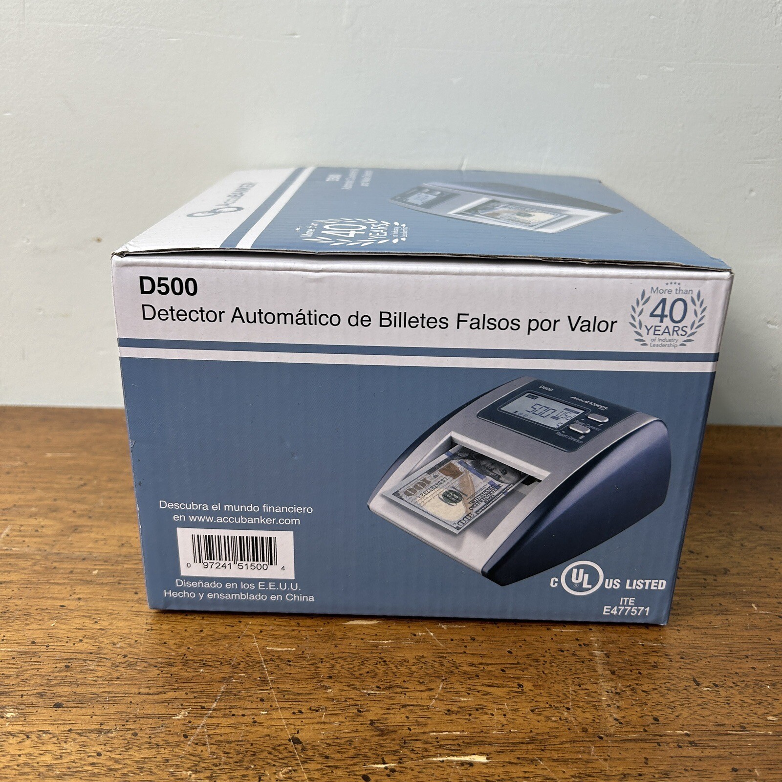 Accubanker D500 Digital Counterfeit and Value Detector 524883098331 eBay