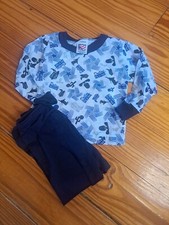 Vintage NFL Dallas Youth Boys Cowboys 2 Piece Pajama Sleep Pants and Top NWT