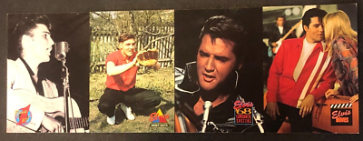 Elvis Presley Collection 1992 River Group RARE! PROMO Uncut Trading Card  Sheet | eBay