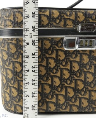 Vintage 1970s Christian Dior Train Vanity Makeup Case Cosmetic