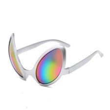 Funny Aliens Costume Glasses Rainbow Lenses ET Sunglasses Halloween Party Pro xw