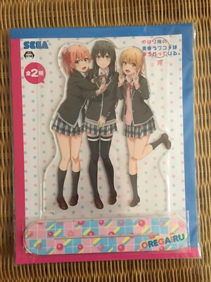 Yuigahama Yukinoshita Yukino Isshiki Iroha SNAFU My Teen Romantic Comedy Stand
