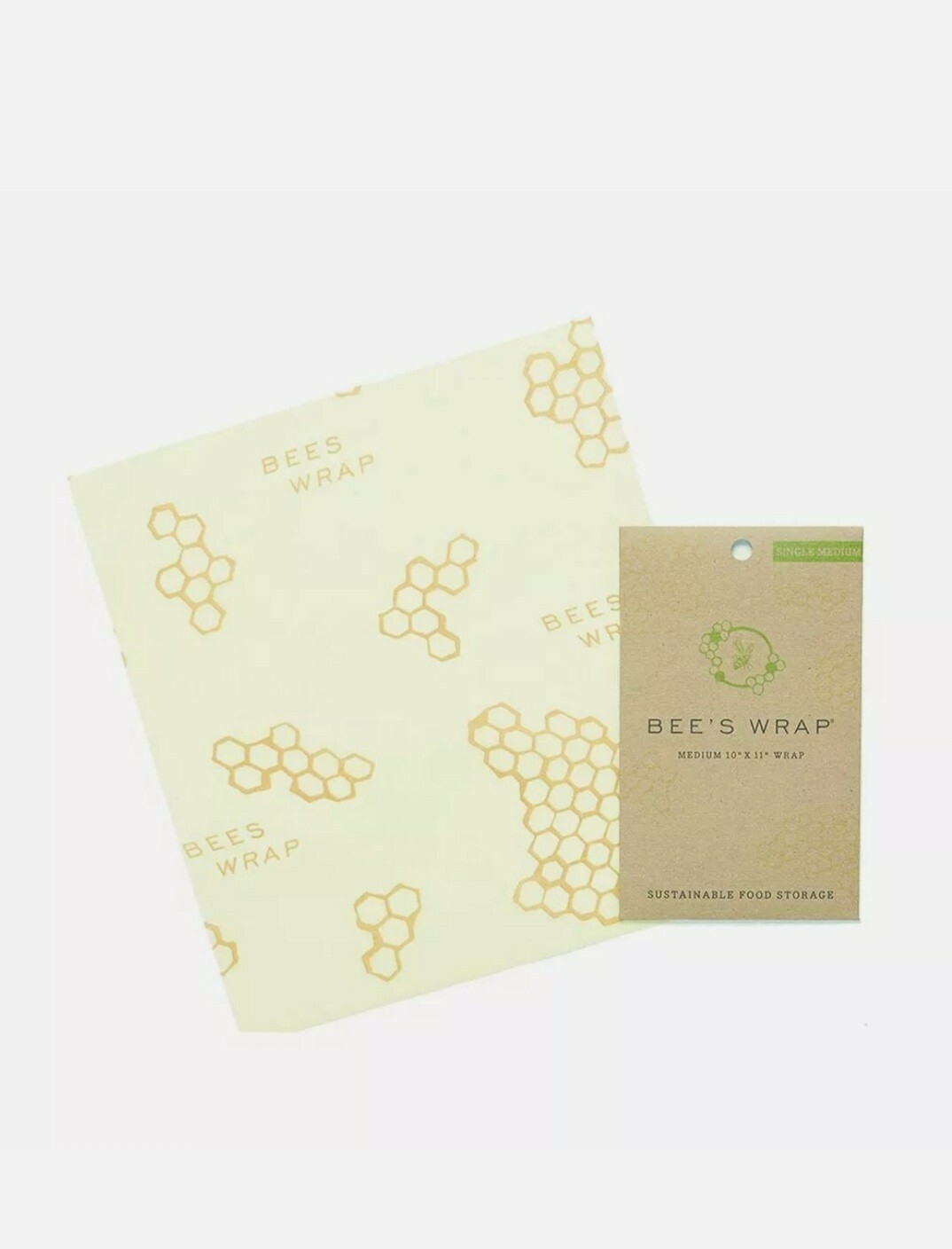 Bee's Wrap Reusable Food Wrap - Single Medium 10"" x 11""