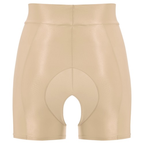 Women Glossy Oil Boxer Shorts Open Crotch Erotic Underpants Sexy High Rise Panty - Picture 65 of 84