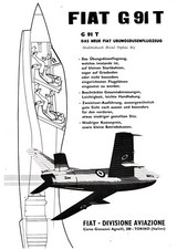 3w24054/ Reklame aus 1959 &ndash; FIAT G 91 T