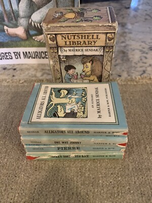 Nutshell Library by Maurice Sendak First Ed 1962 Slipcase  4 volumes w/DJ 