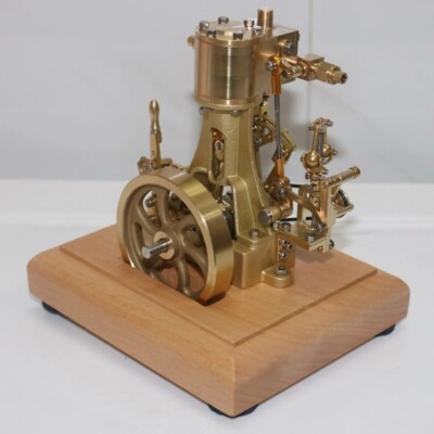 1.85CC Mini Retro Vertical Single-cylinder Reciprocating Steam Engine Model Toys