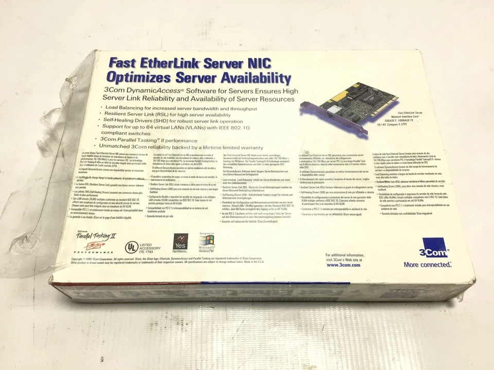 3Com 3C980B-TX Fast Ethernet 10/100 Server Network Interface Card-FULL KIT - Image 4 of 4