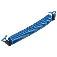 Sicherheits Stahl Kabel 2.5mm x 2.5m/8.2ft Feder Gep&auml;ck Schloss Draht Seil Blau