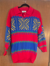 Vintage 80s That s Me Brughtly Colored Sweater- Great Condition
