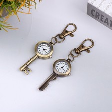 New Fashion Style Pocket Pendant Key Ring Chain Quartz Dress Watch Small Gift