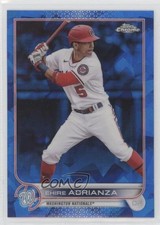 2022 Topps Chrome Update Sapphire Edition Ehire Adrianza #US269 10vb