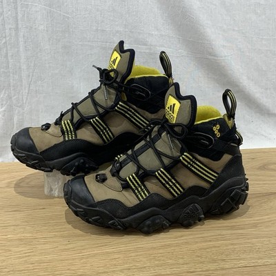 Vintage 90 s Adidas EQT Katmai Trail Shoes Brown Black Yellow Men s Size 8.5