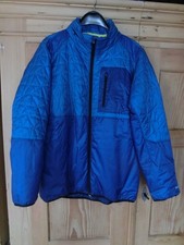 BURTON PROCESS Winterjacke Jacke Snowboardjacke Gr L blau wattiert Skijacke