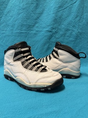 Nike Air Jordan 10 OG Steel 1994 Original 90s Vintage Shoes Toe Cap Size 9