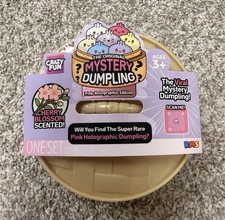 Crazy Fun Mystery Dumpling Pink Holographic Edition Set Squishy Toy