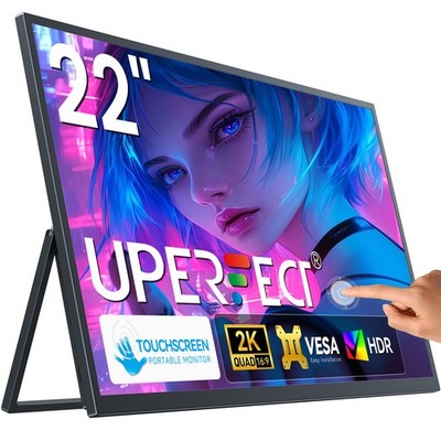 22'' 2K Monitore FreeSync IPS HDR Großes Gaming-Display Für Laptop Switch Phone 