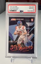 Jaxson Dart RC PSA 10 POP 9! Panini 2025 Score Step Ahead