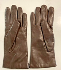 Bloomingdales - British Tan Leather Cashmere Lined Gloves Size 6 - New w/o tags