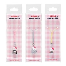 Snow Peak Hello Kitty Keychain Set 3pcs Compact 2cm Used
