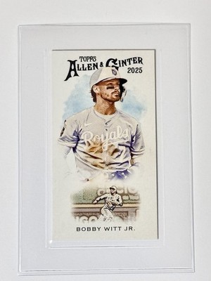 2025 Topps Allen & Ginter Bobby Witt Jr 1889 N222 Insert MINI #N222-6 SP Royals