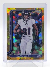 DEVONTEZ WALKER 2025 TOPPS CHROME SAPPHIRE GOLD REFRACTOR /50 #26 Q4705