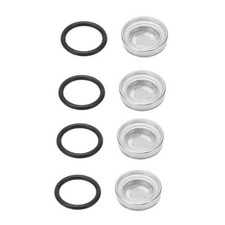 4Pcs Brake Sight Glass, 18mm Master Cylinder Sight Glass Lens, Master Cylinder