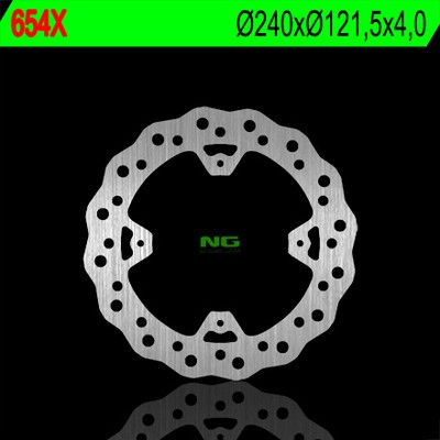 NG BREMSSCHEIBE HINTEN HONDA CR 125/250 '02-07 (240X121,5X4) WAVE